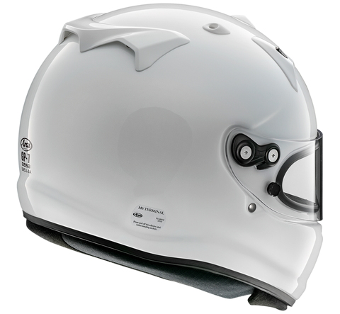 AraiヘルメットGP-3K Arai GP-Jet 3 White Car Racing Helmet - helmade Motorsports Helmets